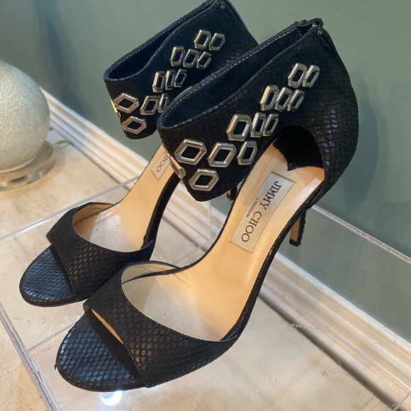 Jimmy Choo, black size 39 made in Italy, like new - Picture 2 of 4